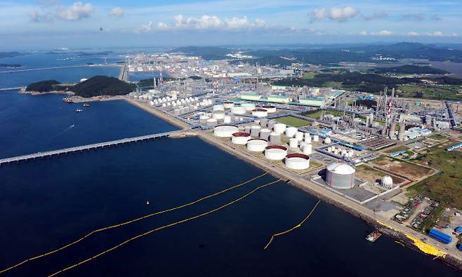 충남 서산의 대산석유화학단지 전경. (사진=충남도 제공)