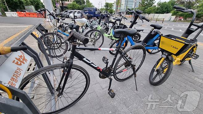 대전의 공영자전거 '타슈' 2024.6.11/뉴스1 ⓒ News1 김기태 기자
