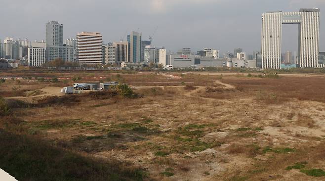 서울 용산구 용산국제업무지구 부지 모습./뉴스1