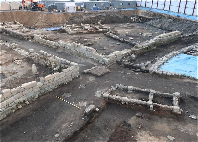 2022~2023년 서울 세운4지구 가 영역에서 사전 발굴조사로 드러난 조선시대 도로 유적. 국가유산청 제공