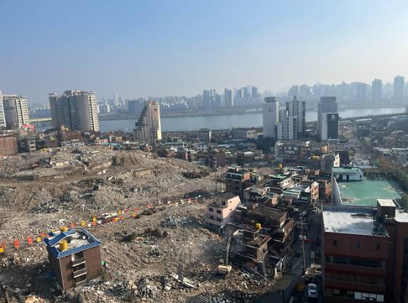 서울 용산구 보광동 한남3구역 재개발 철거 현장 조감도. [사진=서울시]