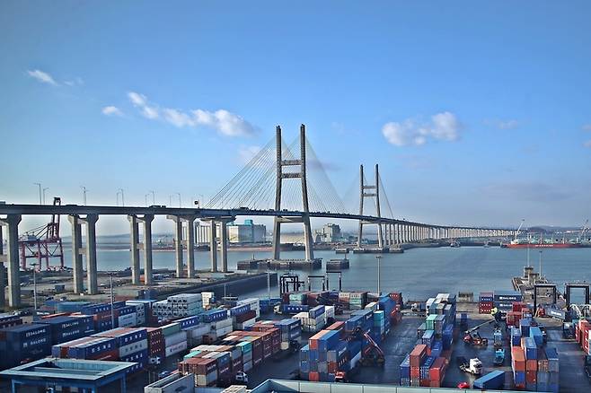 평택항 전경. [평택시 제공]