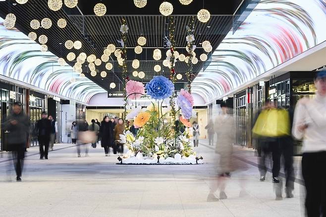 마곡역과 연결된 더그로브웨이 전경 [원그로브 제공]