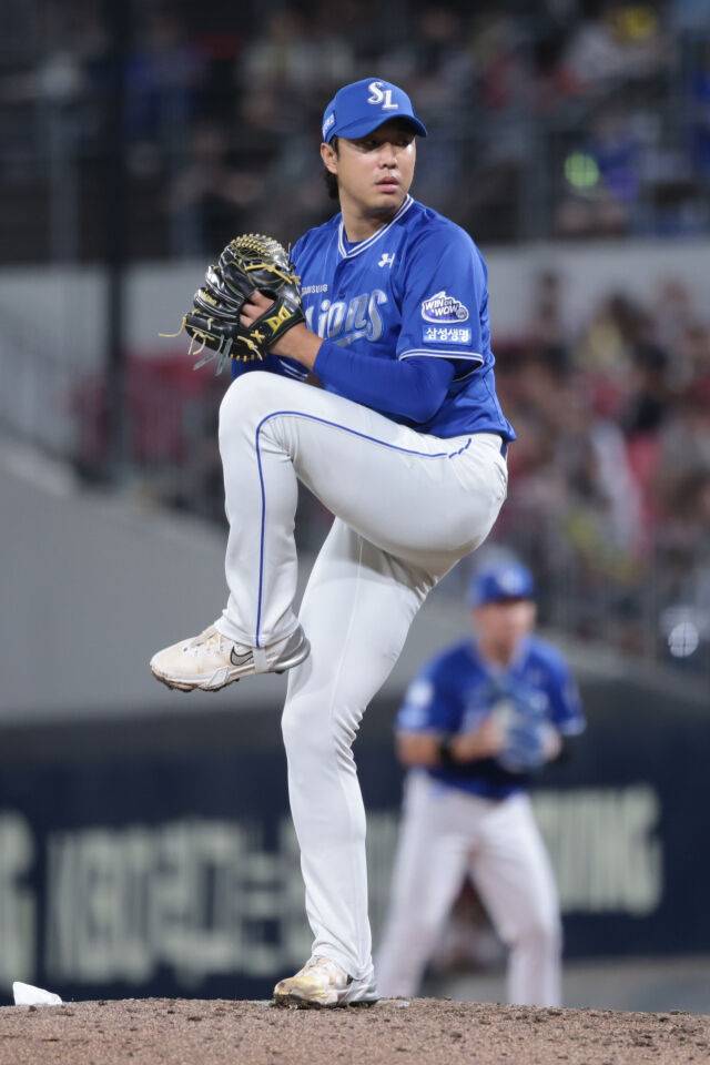 삼성 라이온즈 시절의 최충연./삼성 라이온즈