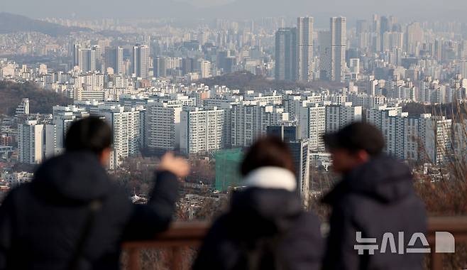 서울시내 아파트 단지 모습. 뉴시스 자료사진.