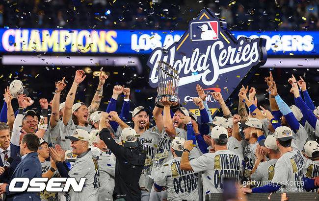[사진] 다저스 선수단. ⓒGettyimages(무단전재 및 재배포 금지)