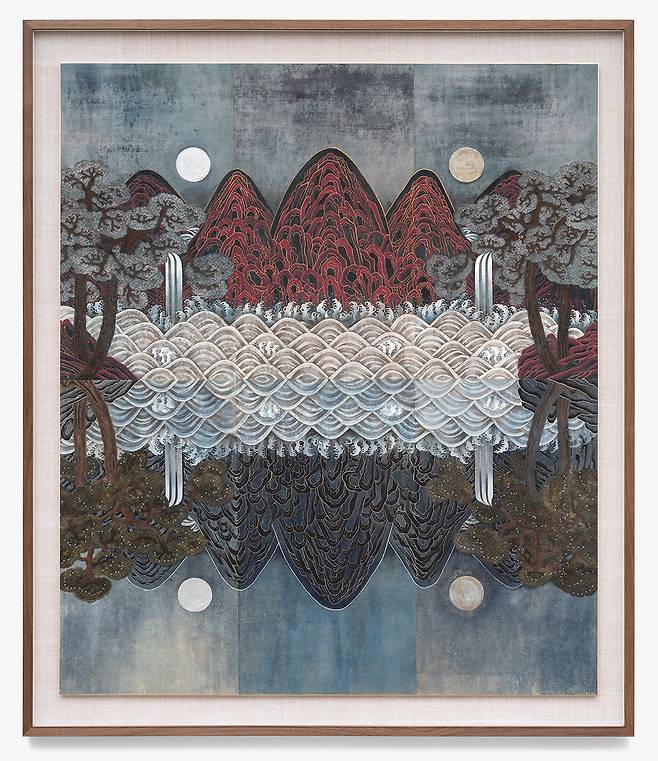 정재은, ‘일월오봉도’(2017).