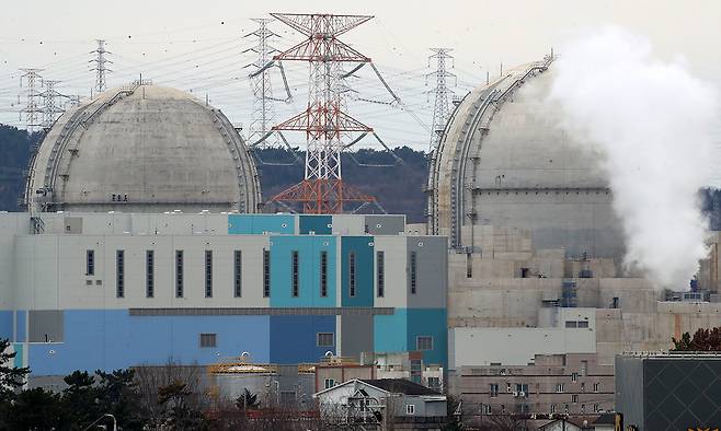 울산 울주군에 건설 중인 새울 3, 4호기 전경. 뉴스1