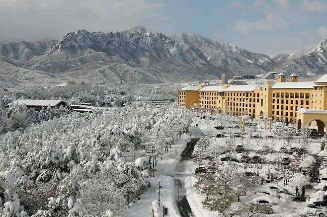 한화리조트 설악 쏘라노 겨울 전경