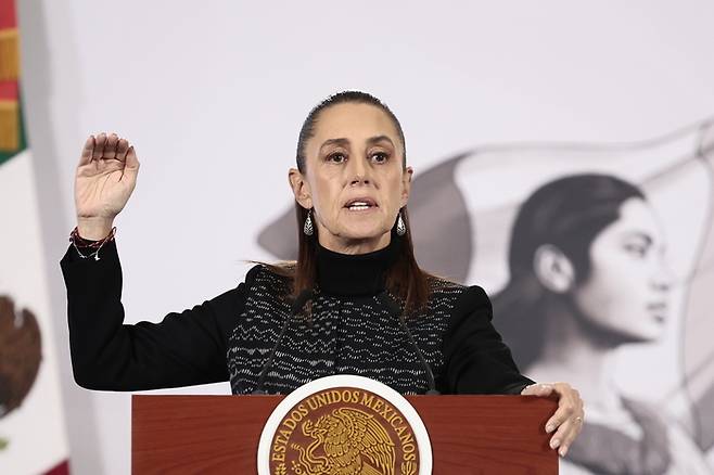 클라우디아 셰인바움 멕시코 대통령. 사진 | 연합뉴스