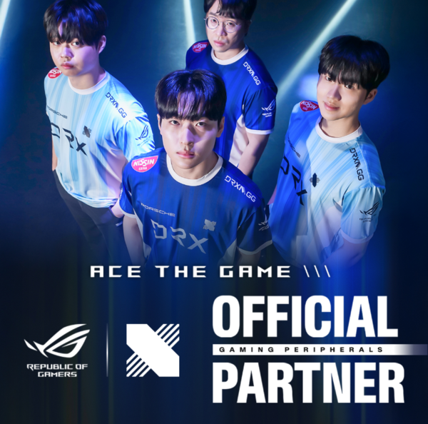 26일 에이수스 코리아가 ROG 브랜드를 통해 e스포츠 구단인 DRX와 공식 글로벌 파트너십을 체결했다고 발표했다. /사진=에이수스