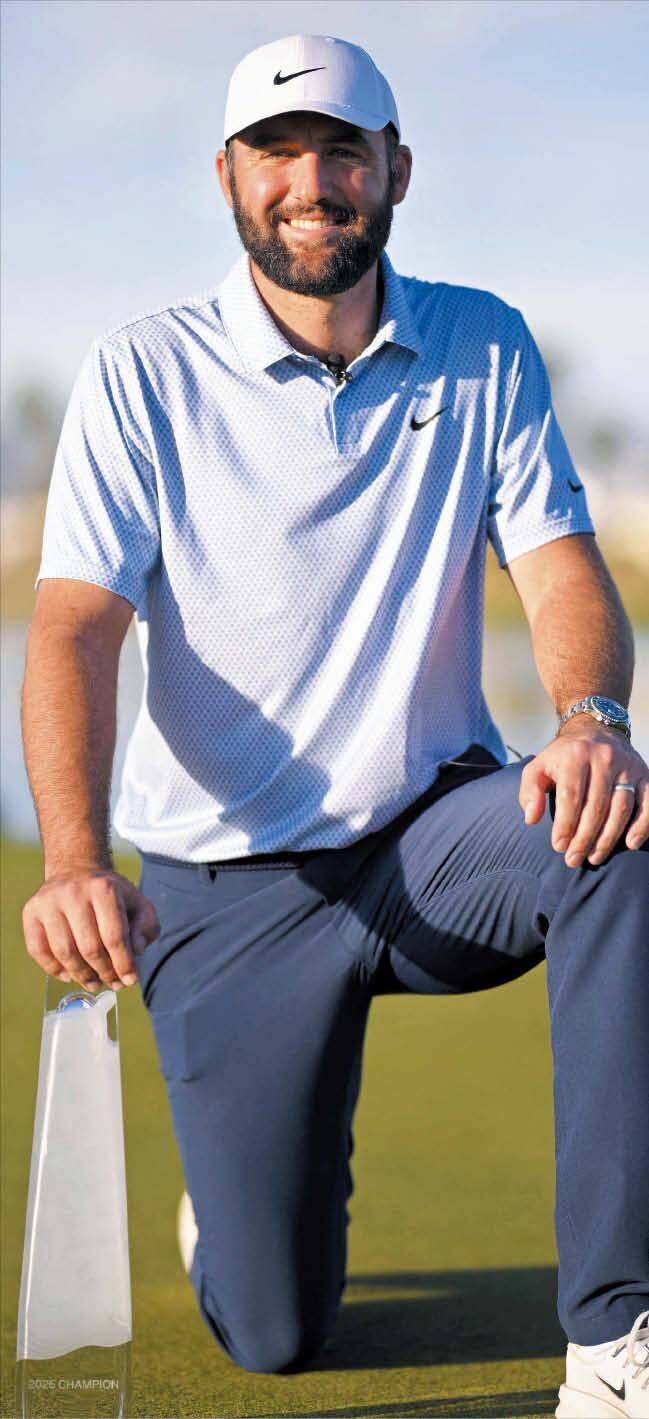 셰플러, PGA 통산 20승… 상금 1억달러 돌파