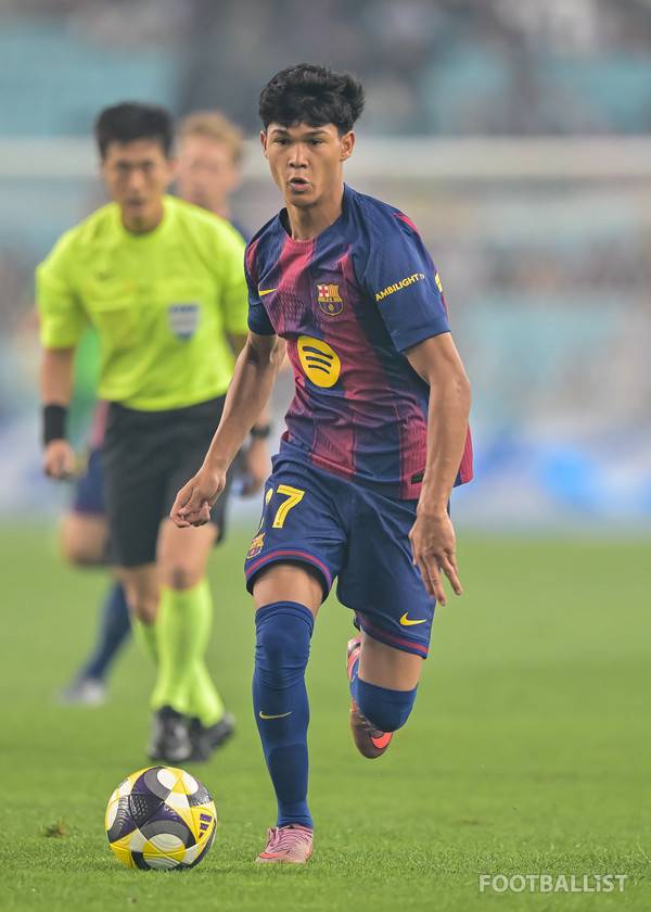 드로 페르난데스(당시 바르셀로나). 서형권 기자