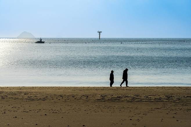 거금도 익금해변의 아침 풍경(사진=이효태)