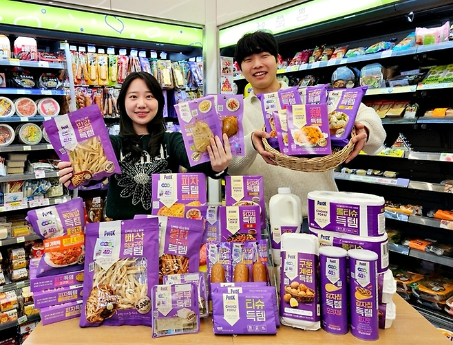 CU가 내놓은 초저가 자체브랜드(PB) ‘득템시리즈’. BGF리테일