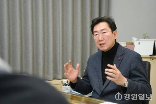 ◇원강수 원주시장은 2026년 병오년 신년 인터뷰를 통해 중부내륙 중심도시로의 도약을 위한