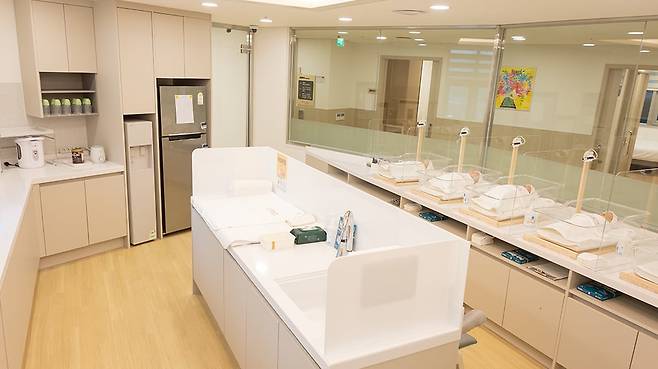 서울 서대문구 공공산후조리원 ‘품애(愛)가득’ 신생아실. /서대문구 제공