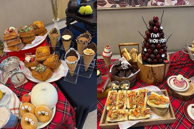 팀홀튼은 28일 기자간담회에서 경영 2기 핵심 과제로 제시한 ‘한국형 팀홀튼’ 전략의 일환으로, 한층 확장된 푸드 라인업을 공개했다. 송정 기자