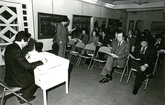 An image from the starting days of the Galleries Association of Korea, which celebrates its 50th anniversary this year [GALLERIES ASSOCIATION OF KOREA]
