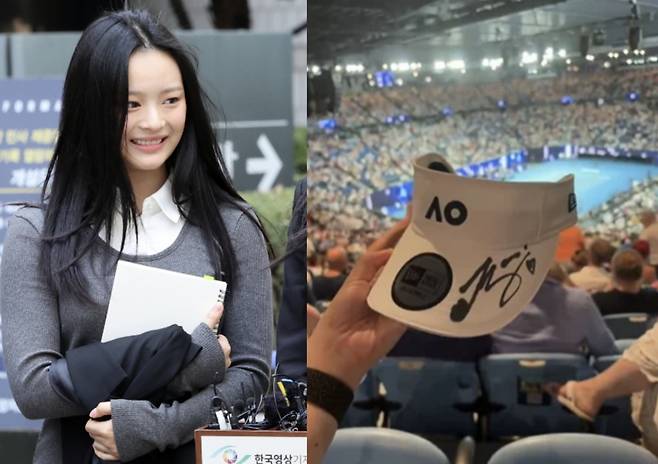 소속사와 법정 공방으로 활동을 중단했던 그룹 뉴진스의 멤버 하니(왼쪽)가 호주에서 포착됐다./ 사진=머니투데이 DB, X