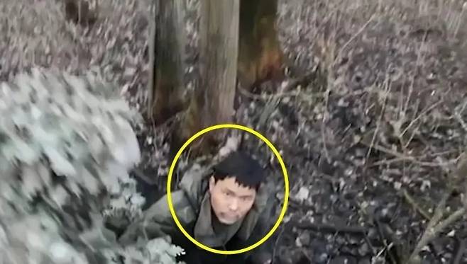 지난해 1월 북한군 병사 생포 영상 캡처. 우크라이나군 제공