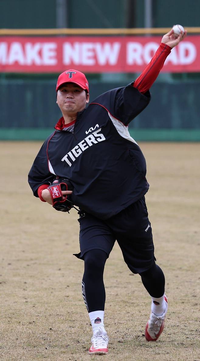 ▲ 이범호 감독은 김기훈이 기술적으로나 심리적으로나 조금 더 성장했다고 판단하고 있다 ⓒKIA타이거즈