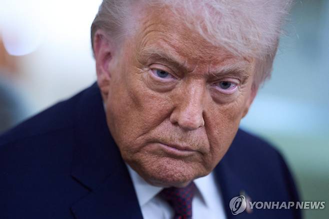 도널드 트럼프 미국 대통령 [AP=연합뉴스. 재판매 및 DB금지]