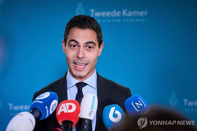 롭 예턴 D66 대표 [AP 연합뉴스 자료사진. 재판매 및 DB 금지]