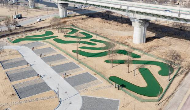 구미 제2캠핑장 미니골프장. 사진=구미시 제공