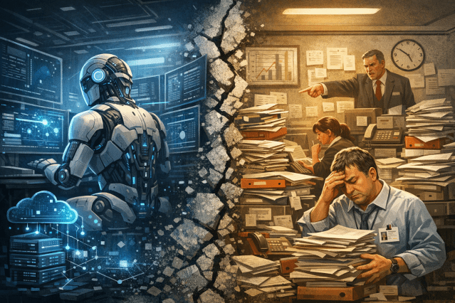 AI 도입을 막는 핵심 원인으로 AI에 적합하지 않은 문서 작성 법이 지목되고 있다(이미지=오픈AI)