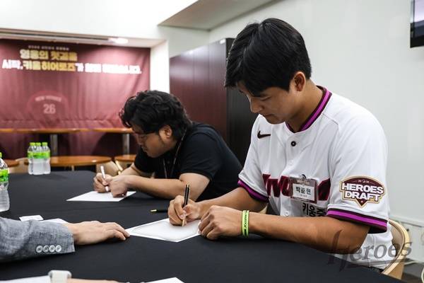 키움 히어로즈와 입단 계약을 맺고 있는 박준현. 키움 제공