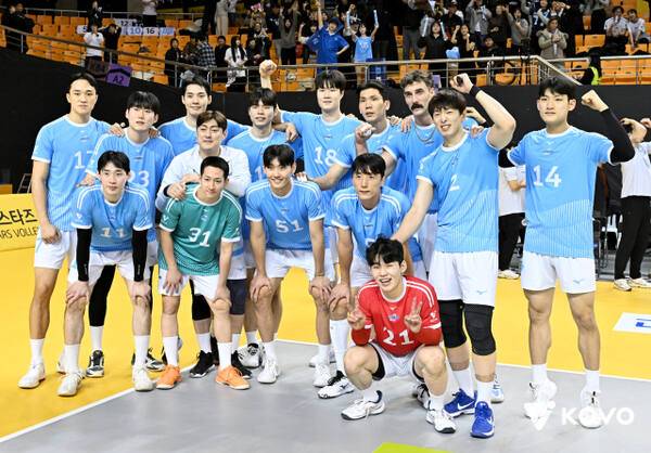 고도 조정을 마친 인천 대한항공이 후반기 반격 비행에 나선다. KOVO 제공