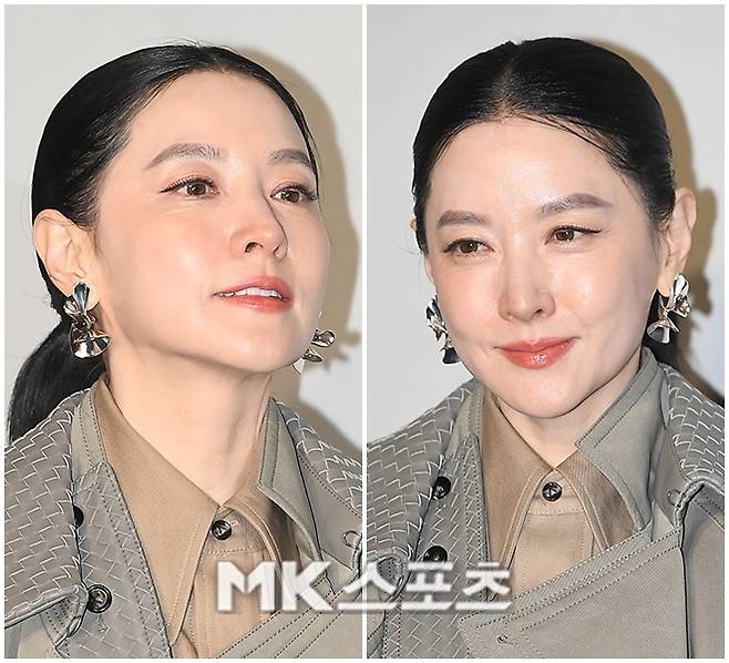 배우 이영애가 올백 헤어에도 굴욕 없는 비주얼로 시선을 압도했다. / 사진 = 천정환 기자