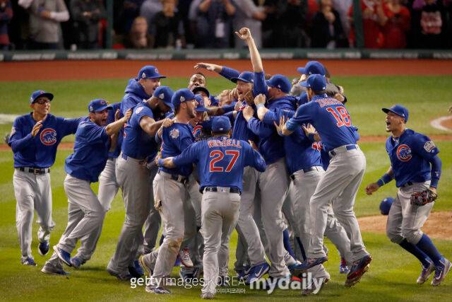 2016년 '염소의 저주'를 깬 컵스./게티이미지코리아