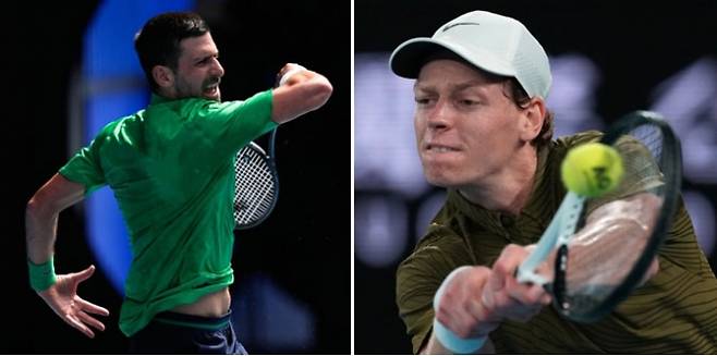 神 vs 新… ‘통산 24승’ 조코비치와 ‘무서운 신예’ 신네르