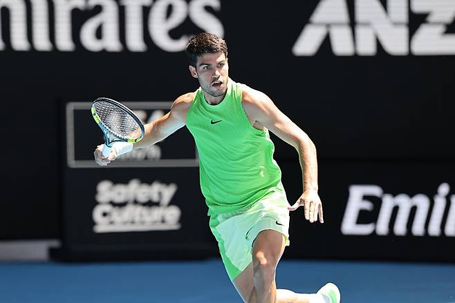 생애 처음으로 호주오픈 남자단식 결승에 오른 알카라스