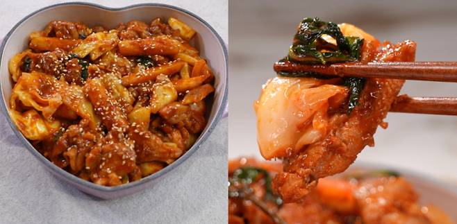 '편스토랑' 이정현 알싸한 철판 닭갈비 레시피