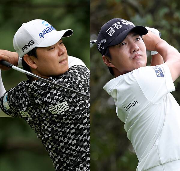 2026년 DP월드투어(옛 유러피언투어) 밥코 에너지 바레인 챔피언십에 출전한 이정환, 옥태훈 프로. 사진제공=KPGA (사진을 무단으로 사용하지 마십시오.)
