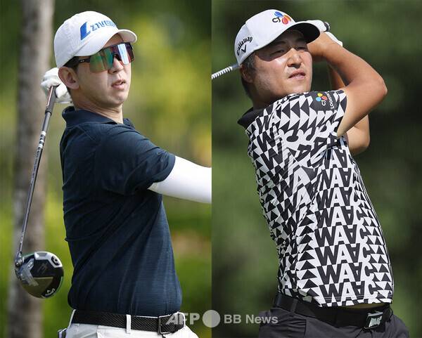2026년 미국프로골프(PGA) 2부 콘페리투어 더 파나마 챔피언십에 출전한 노승열, 이경훈 프로. 사진제공=ⓒAFPBBNews = News1 (사진을 무단으로 사용하지 마십시오.)