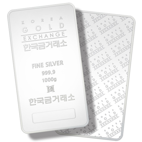 1000g 실버바. 한국금거래소