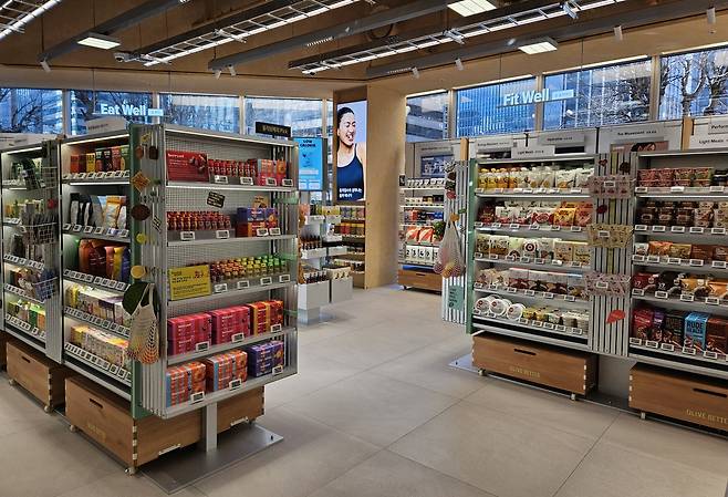 서울 종로구 ‘올리브베러’ 광화문점 2층 모습.