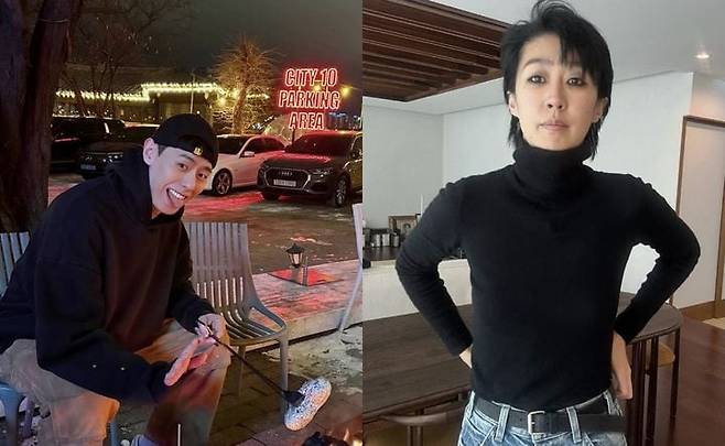 이관희, 홍진경. /뉴시스