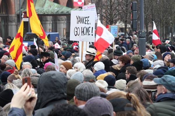 ▲ 1월17일 덴마크 코펜하겐에서 '그린란드에 손대지 말라'는 시위가 열렸다. 사진=flickr (Christian Ursilva)