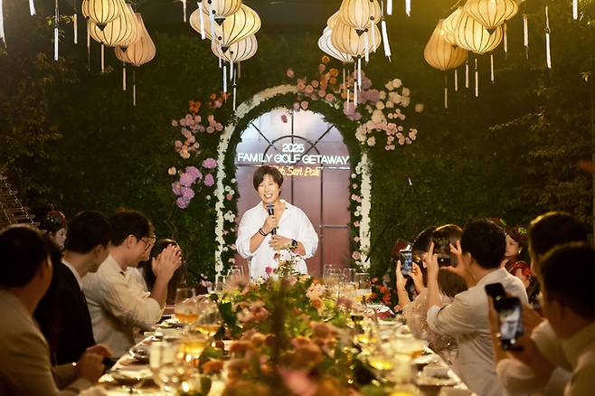 박세리 감독과 함께 한 패밀리 디너 가든 파티 / 사진=메리어트 인터내셔널