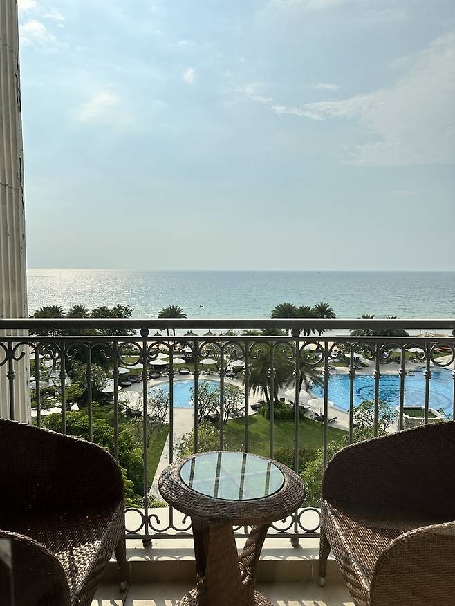 객실에서 바라본 전망 / 사진=권효정 여행+ 기자