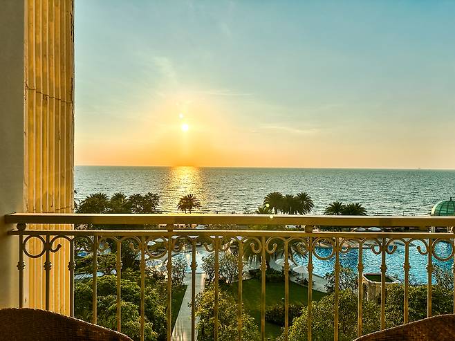 객실에서 바라본 전망 / 사진=권효정 여행+ 기자