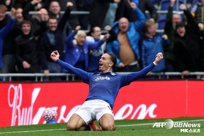 에버턴에서 부활한 잭 그릴리쉬. 사진=AFPBBNews=News1