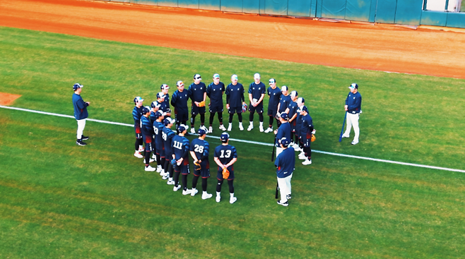 ▲ 대만 타이난에서 스프링캠프를 소화 중인 롯데 자이언츠 선수단 ⓒ롯데 자이언츠