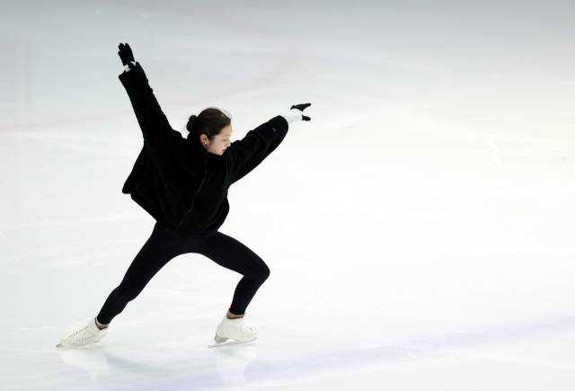 2026 밀라노·코르티나담페초 동계올림픽에 출전하는 피겨 스케이팅 신지아가 6일 서울 노원구 태릉선수촌 실내빙상장에서 훈련을 하고 있다. 연합뉴스