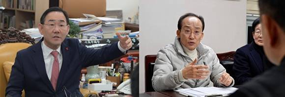 주호영 국회부의장과 추경호 의원 [사진=각 의원실]